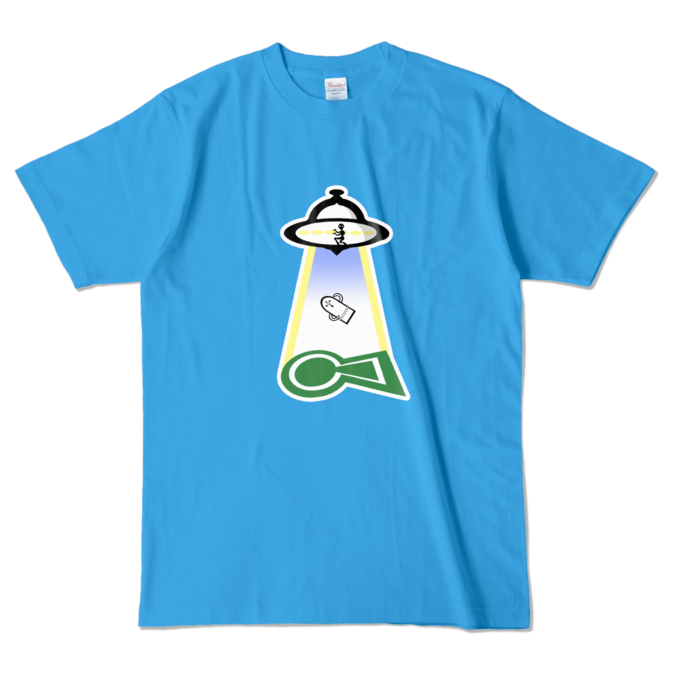 カラーTシャツ - L - ターコイズ (濃色)