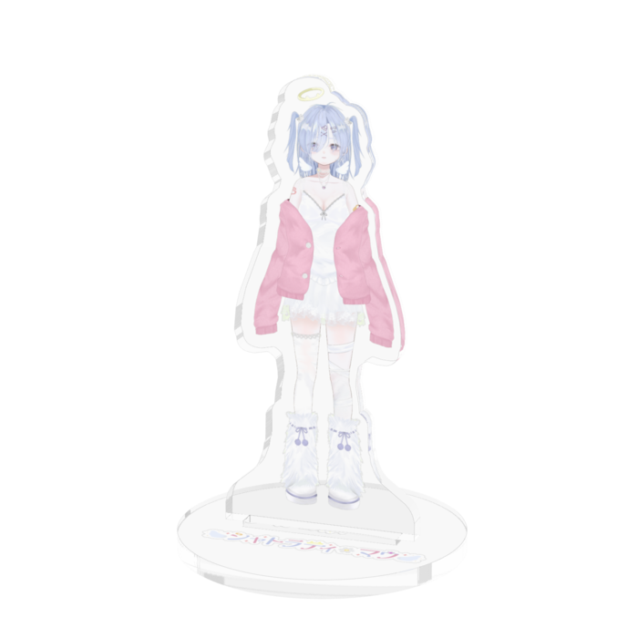 ①アクリルフィギュア - 70x70mm(上着ありver)