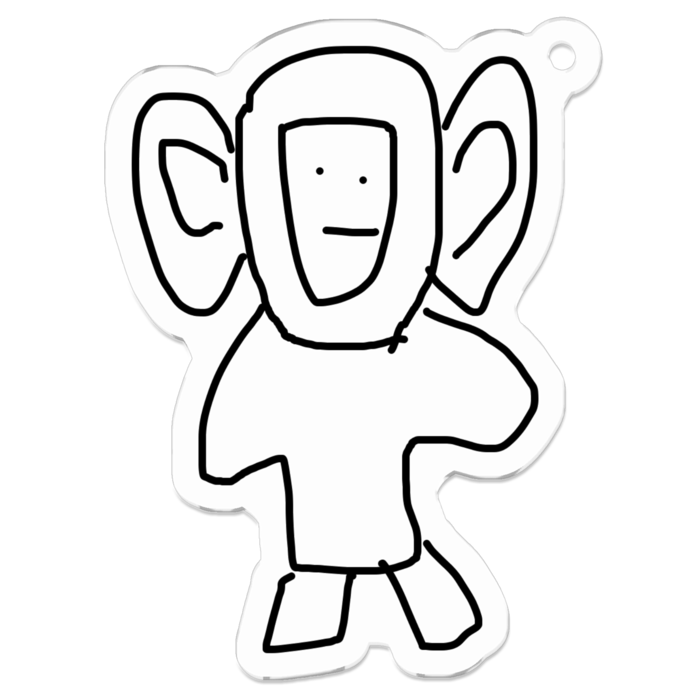 アクリルキーホルダー - 50 x 50 (mm)