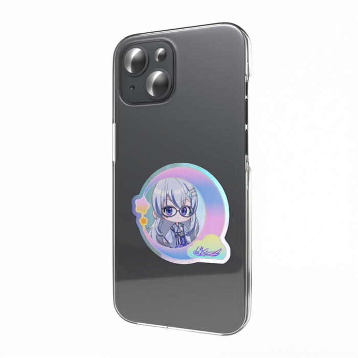 オーロラスマホステッカー（typeB） - W55 × H91mm