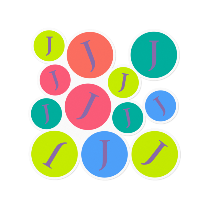 ステッカー - 160 x 160 (mm)