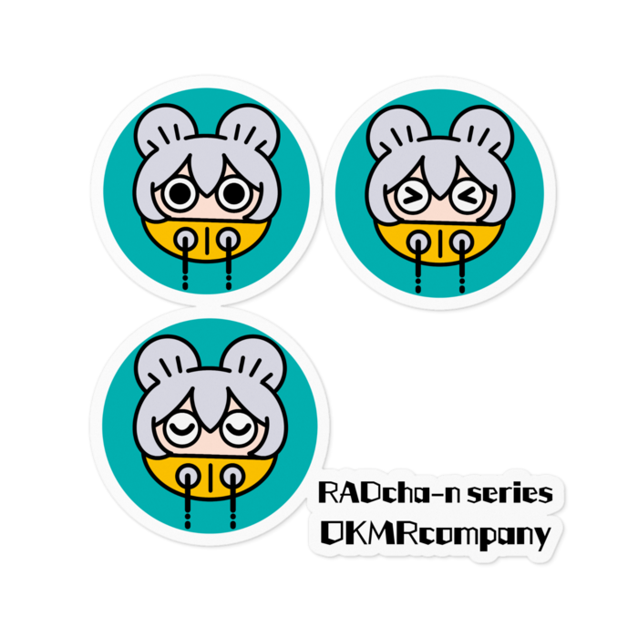 ステッカー - 100 x 100 (mm)