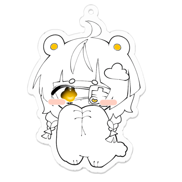 アクリルキーホルダー - 70 x 70 (mm)