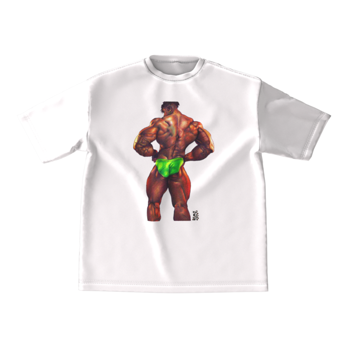 ビッグシルエットTシャツ - M - 両面