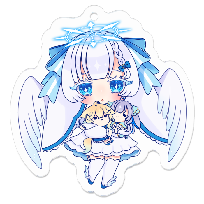 アクリルキーホルダー - 50 x 50 (mm)