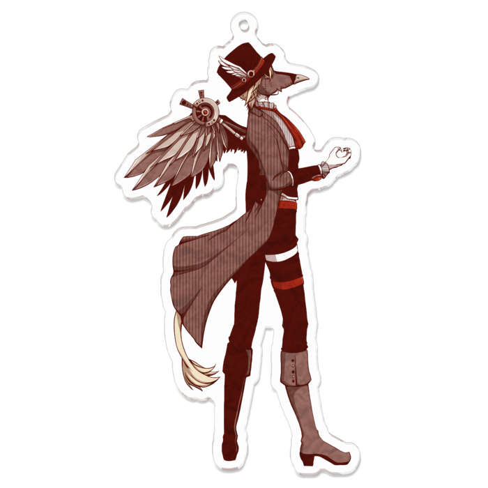 アクリルキーホルダー - 100 x 100 (mm)