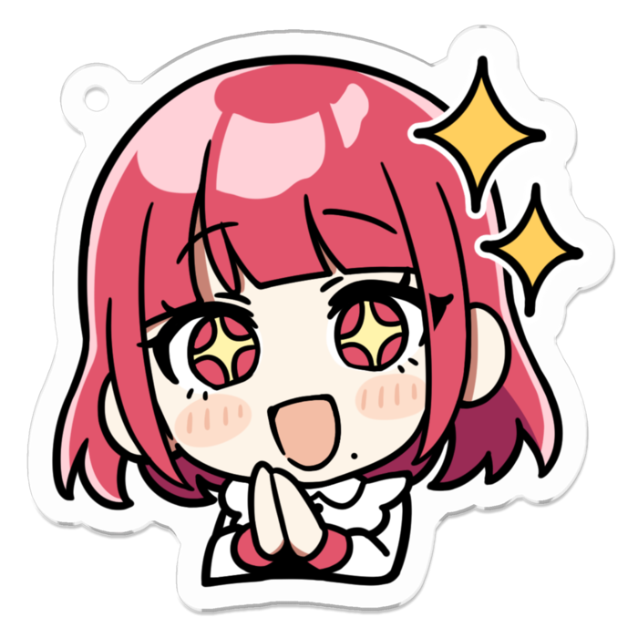 アクリルキーホルダー - 50 x 50 (mm)