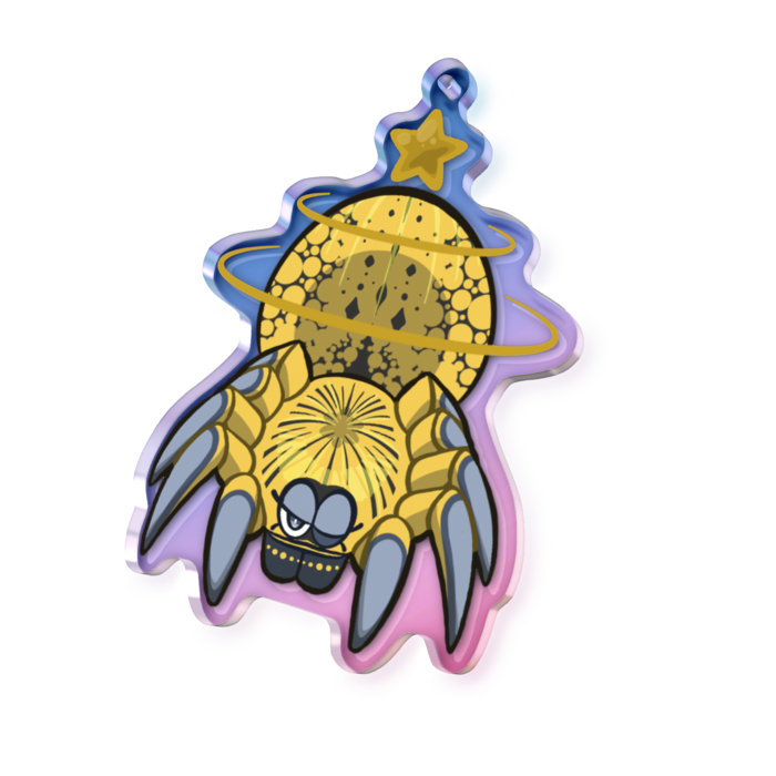 オーロラアクリルキーホルダー - 70 × 70mm