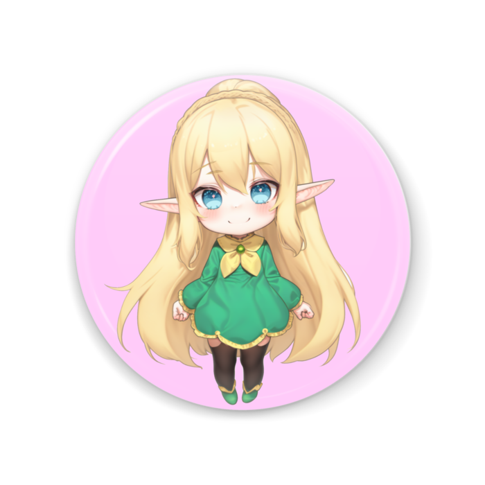 No3「エルフちゃん」桃缶ミラー