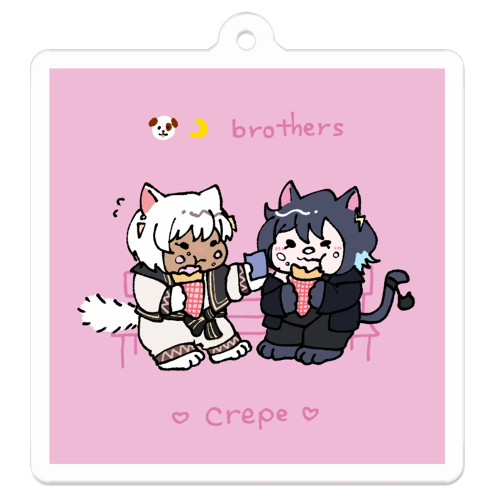 アクリルキーホルダー - 50 x 50 (mm)