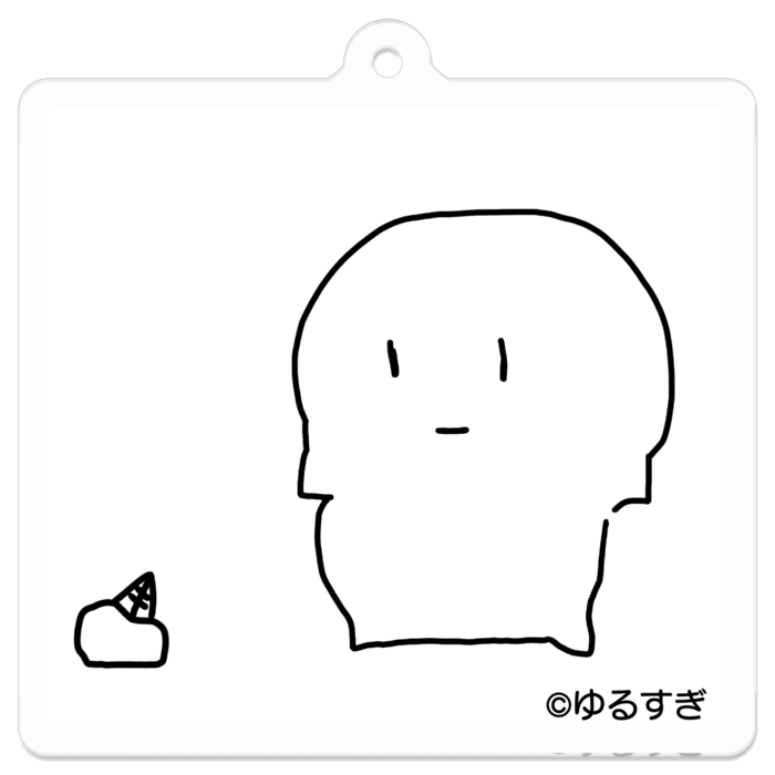 アクリルキーホルダー - 50 x 50 (mm)