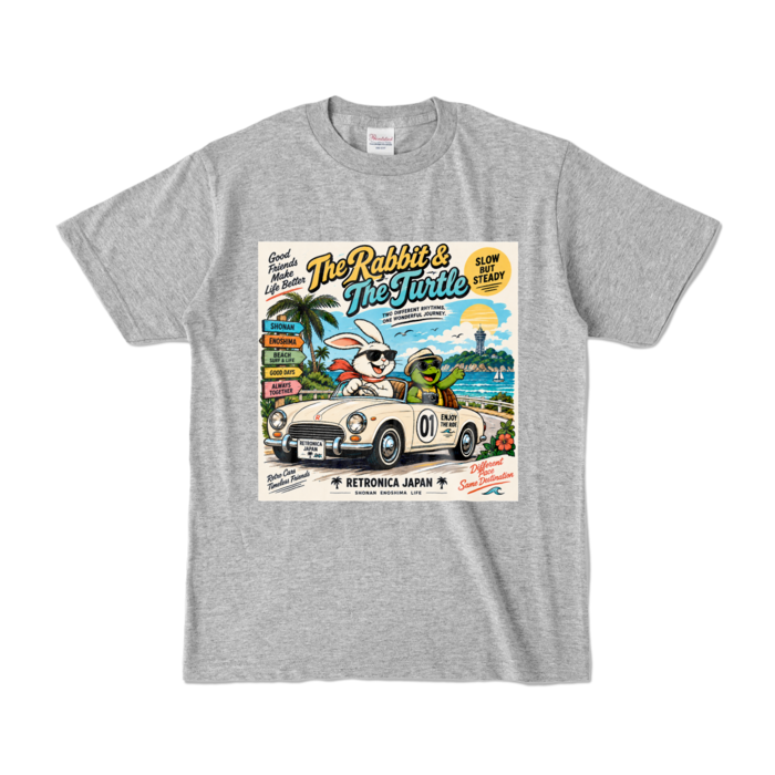 カラーTシャツ - S - 杢グレー (濃色)