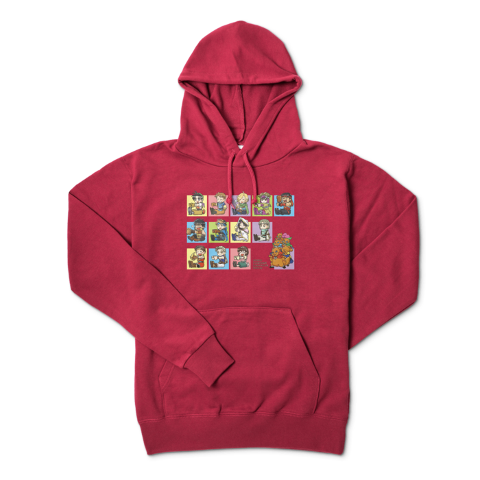 パーカー - L - バーガンディ