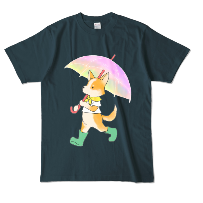 カラーTシャツ - L - デニム (濃色)