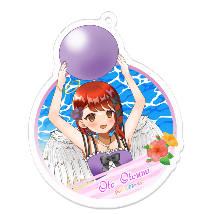 アクリルキーホルダー - 70 x 70 (mm)