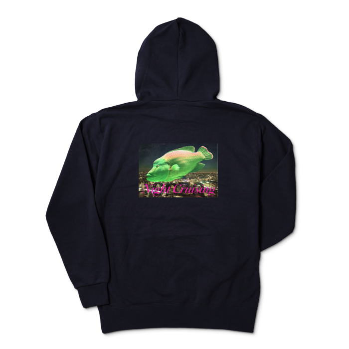 ジップパーカー - XL - ネイビー