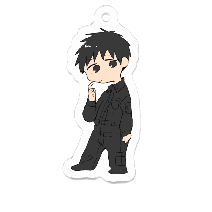 アクリルキーホルダー - 50 x 50 (mm)