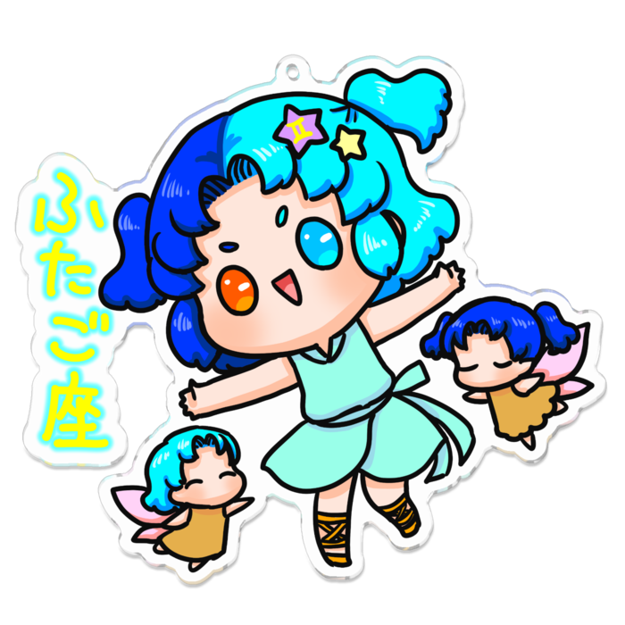 アクリルキーホルダー - 100 x 100 (mm)