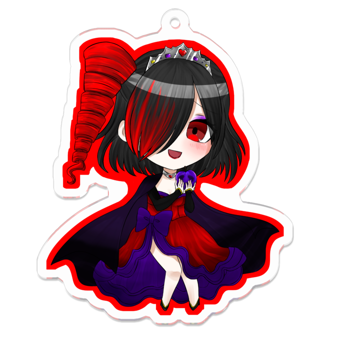 アクリルキーホルダー（コーティング） - 70 x 70 (mm)