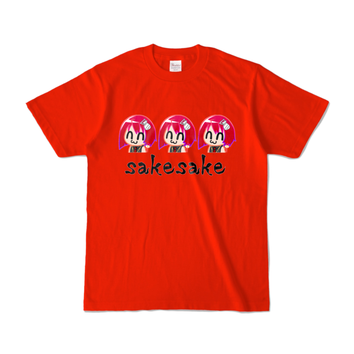 カラーTシャツ - S - レッド (濃色)