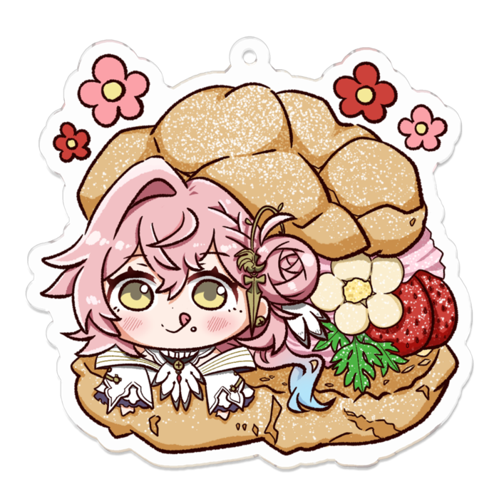 アクリルキーホルダー - 70 x 70 (mm)