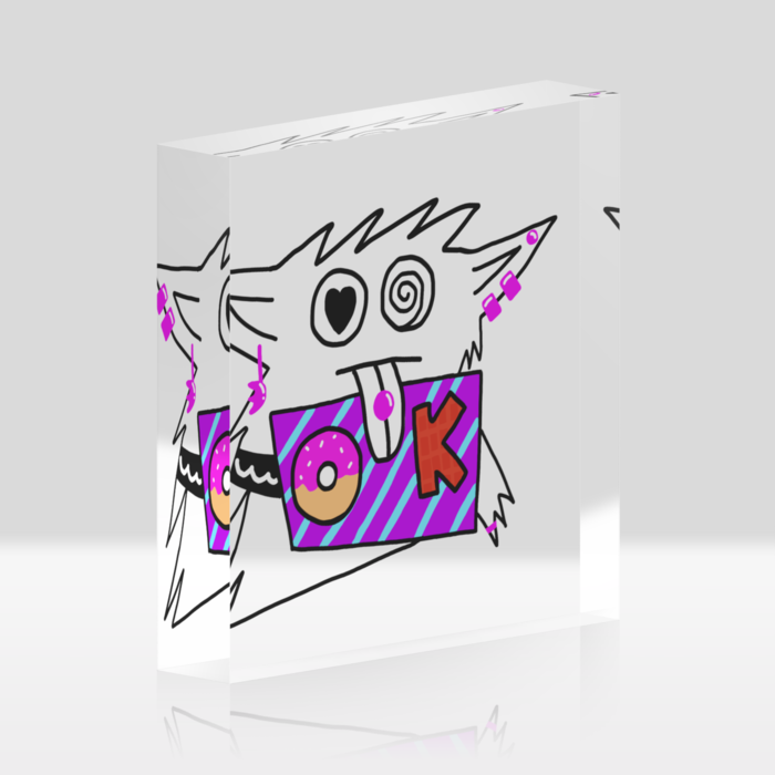 アクリルブロック - 100x100mm
