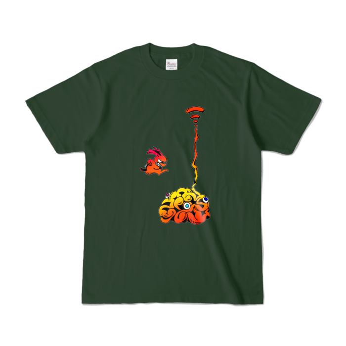 カラーTシャツ - S - フォレスト (濃色)(2)