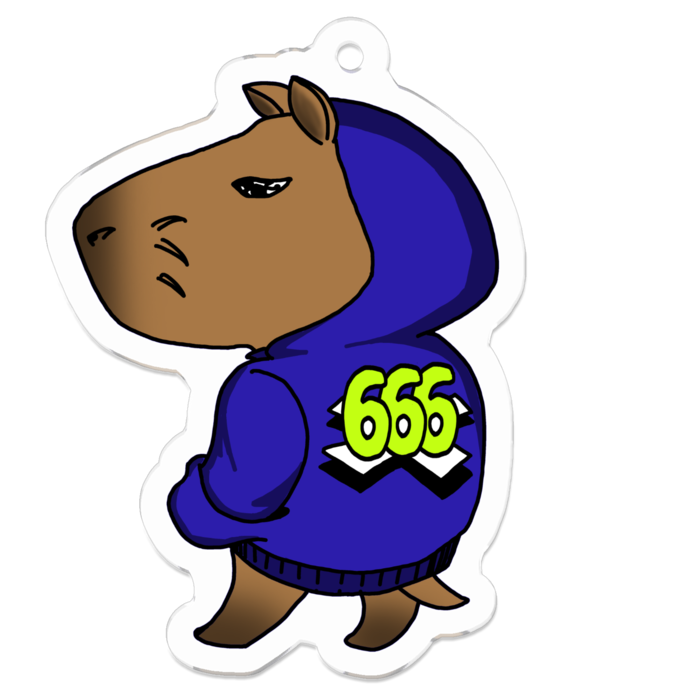 アクリルキーホルダー - 50 x 50 (mm)