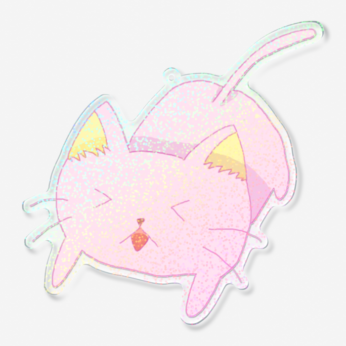 ホログラムアクリルキーホルダー - 100 × 100mm