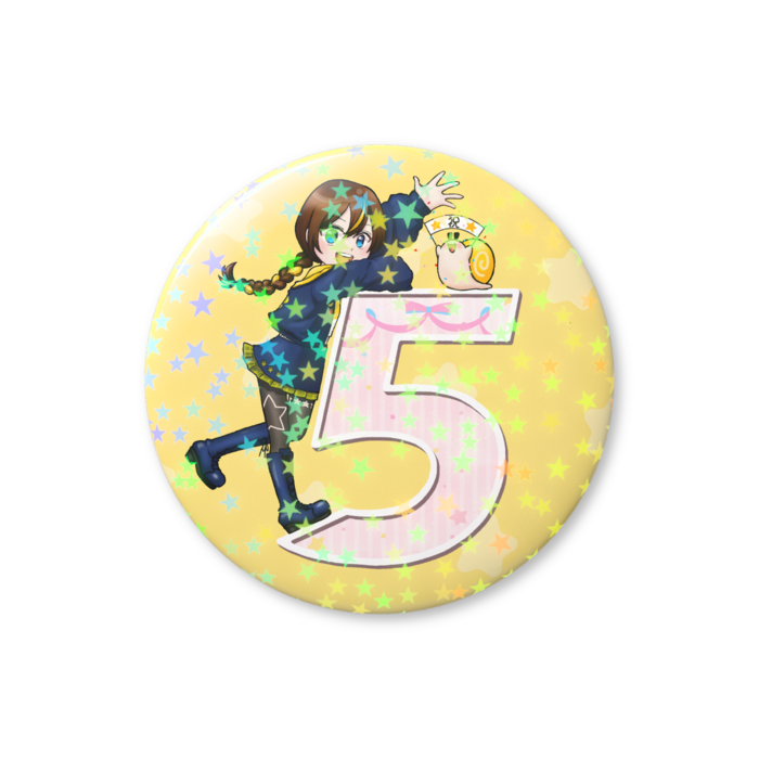 ホログラム缶バッジ - 44mm