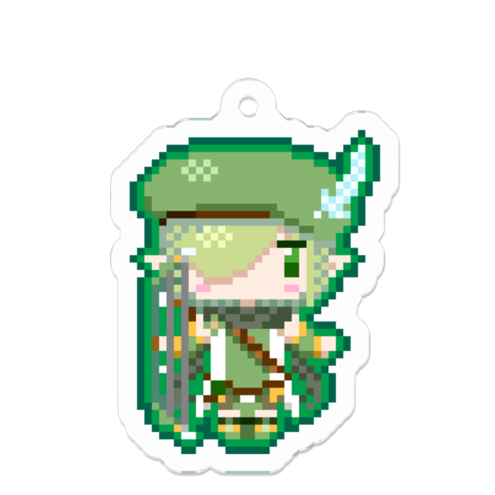 アクリルキーホルダー - 50 x 50 (mm)