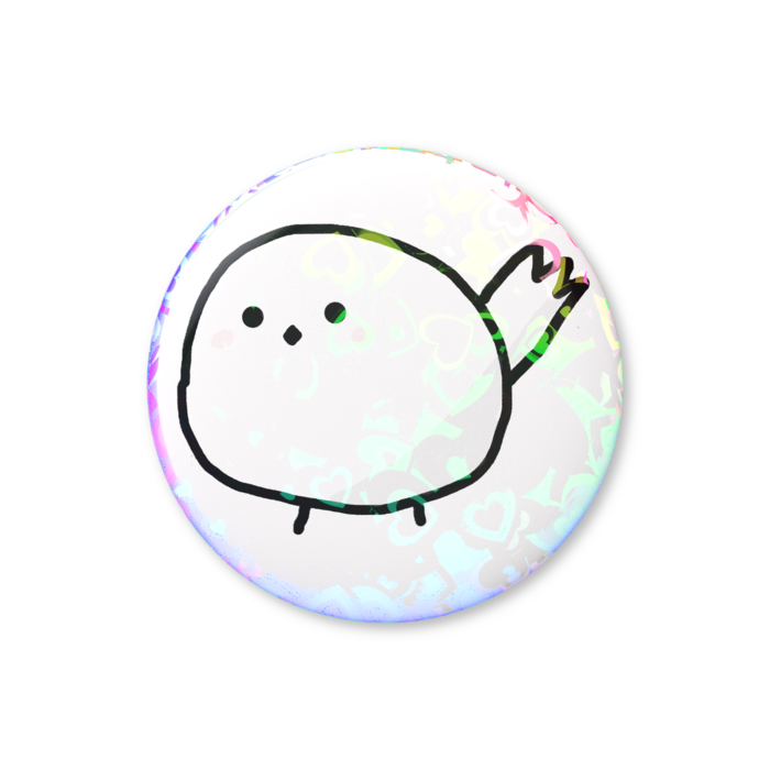 ホログラム缶バッジ - 56mm