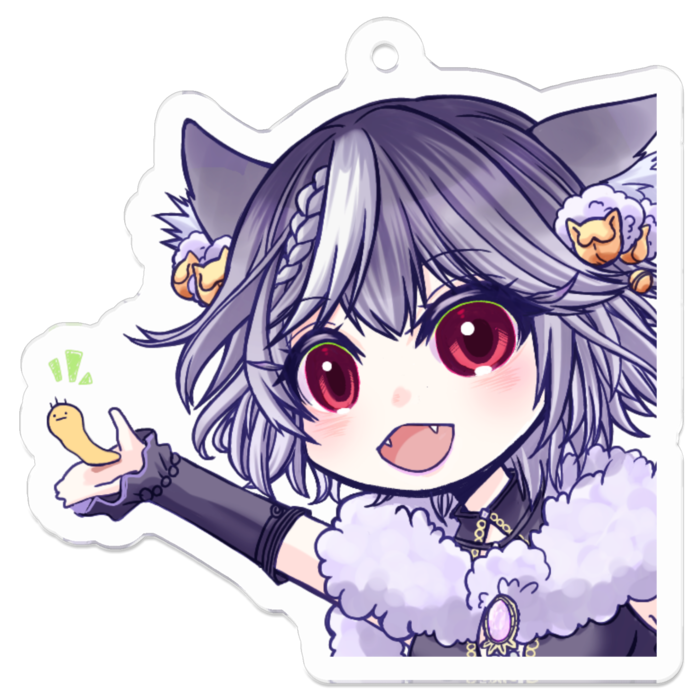 アクリルキーホルダー（コーティング） - 50 x 50 (mm)