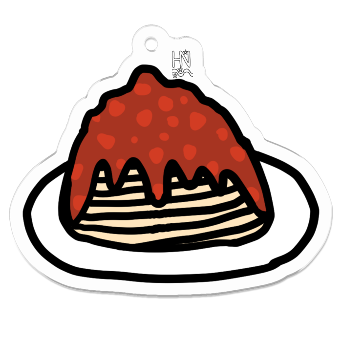 アクリルキーホルダー（コーティング） - 50 x 50 (mm)