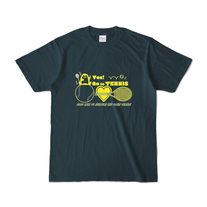 カラーTシャツ - S - デニム (濃色)