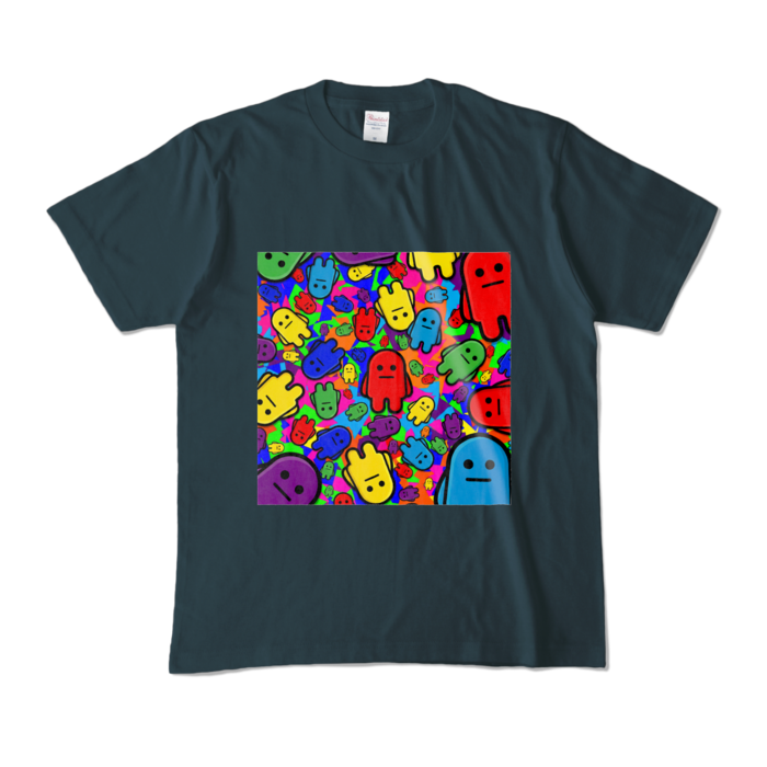 カラーTシャツ - M - デニム (濃色)