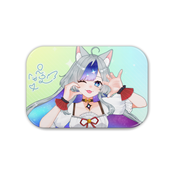 缶バッジ - 角丸 76x51mm