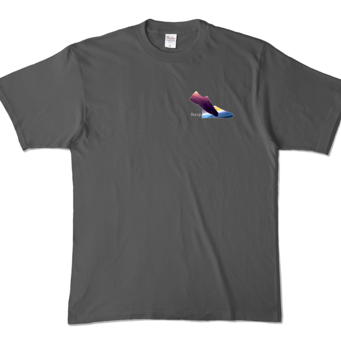 カラーTシャツ - XL - チャコール (濃色)｜Colored T-Shirt - XL - Charcoal (Dark)