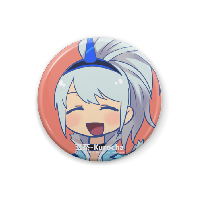 玄茶缶バッジ Hanawax Booth