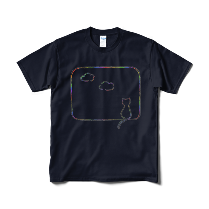 Tシャツ（シャドウ） - M - ネイビー