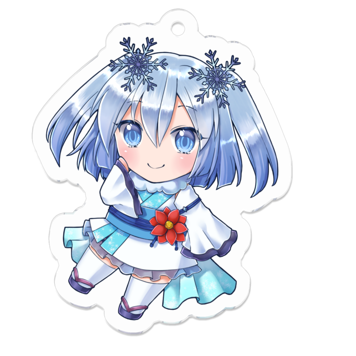 アクリルキーホルダー - 50 x 50 (mm)
