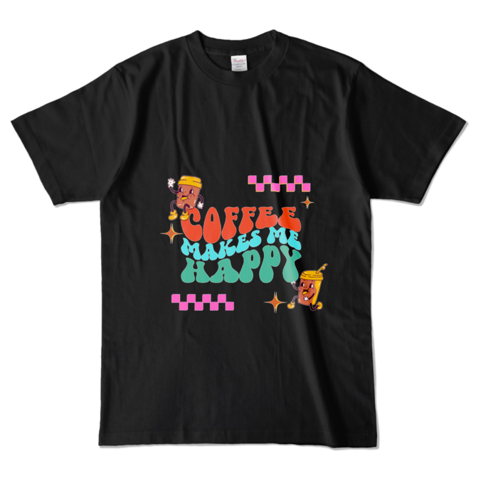 カラーTシャツ - L - ブラック (濃色)