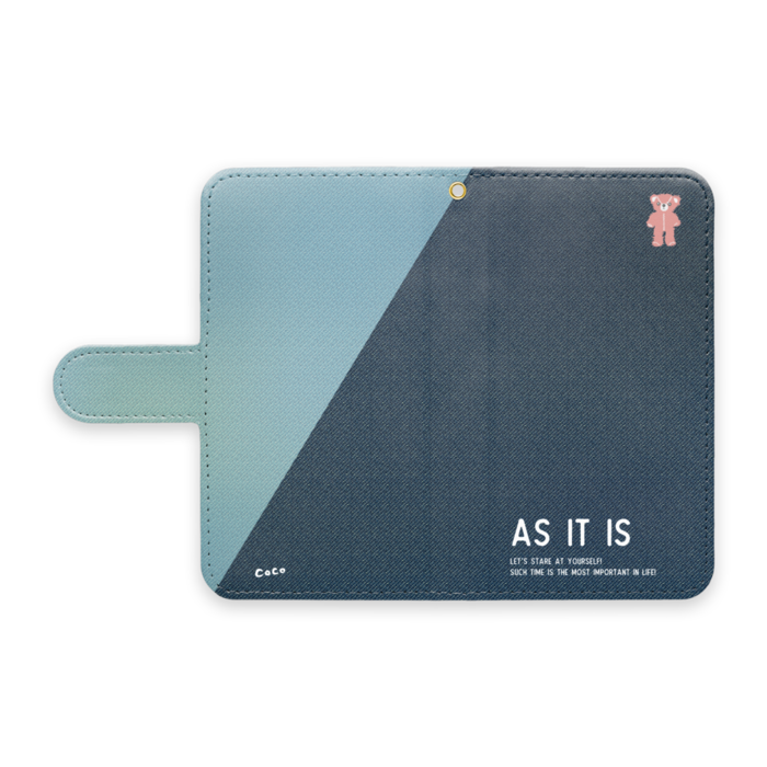 手帳型Androidケース - S - ストラップ穴 あり