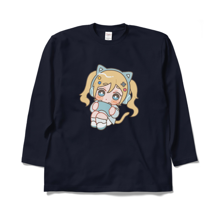 ロングスリーブTシャツ - XL - ネイビー