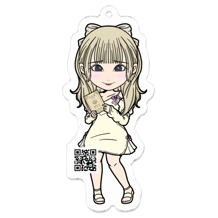 アクリルキーホルダー - 70 x 70 (mm)