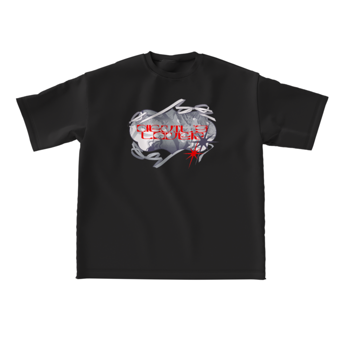 OL×悪魔Tシャツ−黒L