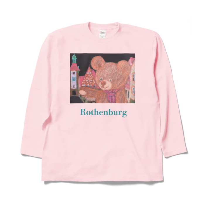 ロングスリーブTシャツ - XL - ライトピンク