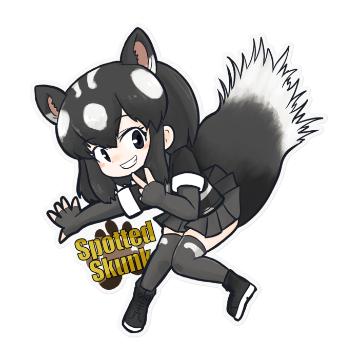 ステッカー - 160 x 160 (mm)(クリア)