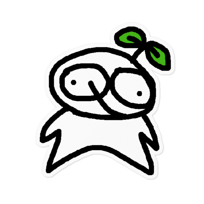 ステッカー - 100 x 100 (mm)