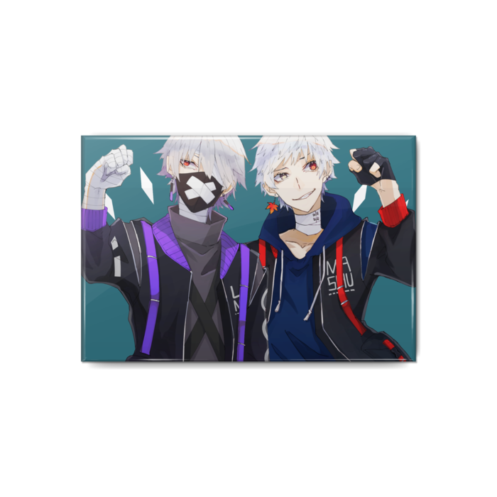 缶バッジ - ルミア✖真愁 -80x54mm